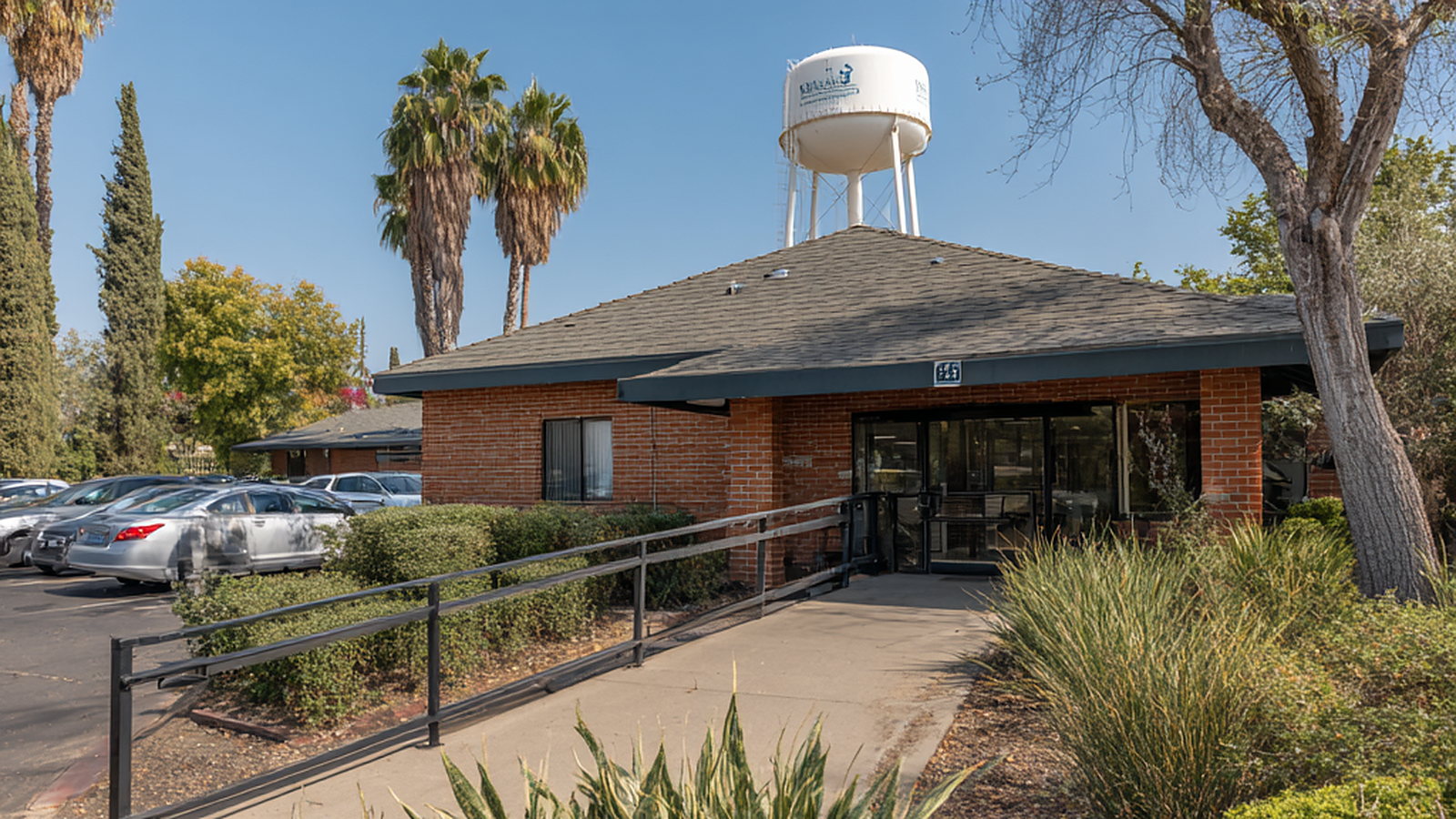 The New River building and front entrance
